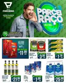 Encarte Rede Parceria Página 2: Macarrão espaguete bonsabor €1,79, Arroz maioral branco ou parboilizado 1kg €3,99
