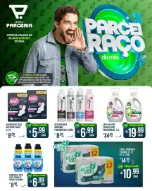 Encarte Rede Parceria Página 5: Desodorante monange fragrâncias €6,99, Lava-roupas líquido ariel fragrâncias €19,99