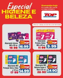 Encarte Rede Top Página 4: Absorvente Protetor Diário Mili €11,99, Absorvente Interno Mili €16,99