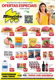 Folheto Mineirão Atacarejo semana 36 Página 1: Rosquinha emegê €2,98, Morangos congelados €10,80