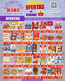 Folheto Supermercado Kibe Página 3: Batata mccain trad. cong. €18,99, Pizza aurora mussarela €17,99