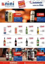Catálogo Nini Mayorista semana 36 Página 18: Imperial cerveza lata golden €3.199,00, Gancia americano €6.799,00