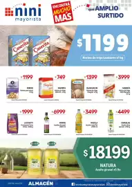 Catálogo Nini Mayorista semana 36 Página 25: Favorita harina de trigo 000 vit. €749,00, Morixe harina para pizza €1.199,00