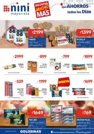 Catálogo Nini Mayorista semana 36 Página 34: Bonafide chocolate €1.899,00, Muecas barra de cereal sabores €1.199,00