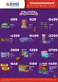Catálogo Nini Mayorista semana 36 Página 35: Milka Chocopause €2.099,00, Terrabusí/milka/pepitos/oreo/trishot €1.499,00