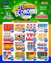 Encarte Juzan Página 2: Manteiga doce herança c/sal €7,99, Biscoito rosquinha rancheiro €3,99
