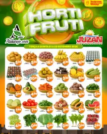 Encarte Juzan Página 6: Banana prata kg €4,99, Cebola nacional kg €5,99