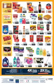 Folheto Coop Página 2: Logurte líquido vigor sabores €13,99, Tomate pelado inteiro ou em cubos Olé €5,79