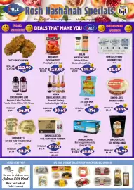 Seven Mile Market circular week 36 Page 1: Capt'n Crunch Chicken €12,99, Ohr shabbos candles €5,89