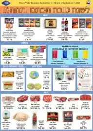 Seven Mile Market circular week 36 Page 2: Dorot herb & spice cubes €2,99, Boneless Chuck Roast €11,99