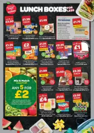 Spar leaflet week 36 Page 2: DairyLea Lunchers €1,75, Strings & Things Cheestrings Cheddar / Twisted €1,25