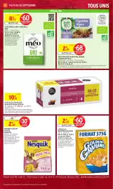 Catalogue Intermarché Hyper semaine 36 page 26: Méo CAFÉ MOULU BIO L'ORIGINAL €3,49, Nesquik Poudre saveur fraise €2,35
