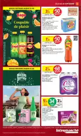 Catalogue Intermarché Hyper semaine 36 page 31: Courmayeur Eau minérale naturelle €2,59, Lipton Boisson au thé pêche €0,71