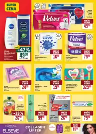 Billa leták týden 36 Strana 32: Velvet kapesníčky v boxu classic €19,90, Clever kuchyňské utěrky €16,90