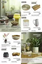 Catalogue JYSK page 10: DANE Bol décoratif €16,50, SANDER Bougie €6,50