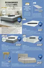 Catalogue JYSK page 5: DREAMZONE Matelas en mousse BITU €300,00, WELLPUR Surmatelas FRYA €80,00