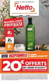 Catalogue Netto | Rendez-vous PRIX BAS ! page 1: Netto Huile d'olive vierge extra €5,74