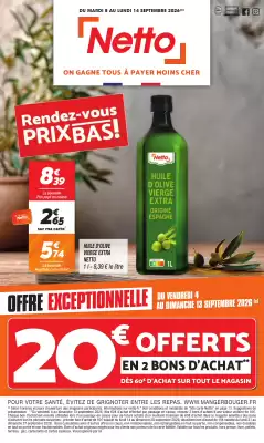 Netto (valable jusqu'au 14-09)