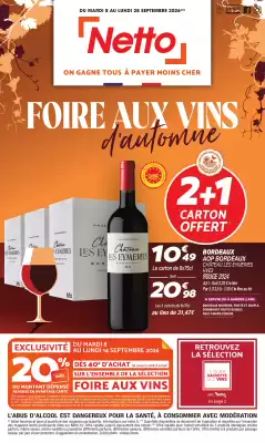 Netto | Foire aux Vins (valable jusqu'au 14-09)