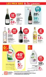 Catalogue Maximarché page 22: CLairement ROCHE MAZET €2,65, LE CHAT LESSIVE LIQUIDE €5,47