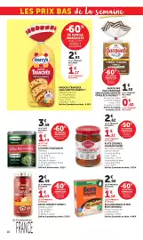 Catalogue Bi1 page 16: Cassegrain Petits pois €3,58, Charles Christ Saucisses Lentilles €3,93