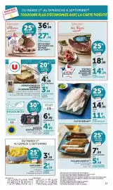 Catalogue Bi1 page 27: FILET DE MERLAN €11,21, MOULE DE BOUCHOT U STG €4,83