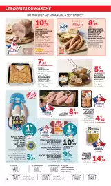 Catalogue Bi1 page 28: Filet de poulet €8,99, SAPPHIRE Quiche Lorraine €7,49