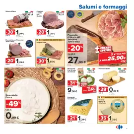 Volantino Carrefour Pagina 13: Lonzino Lanzi €1,95, Mortadella con Pistacchio Terre d'Italia €1,39