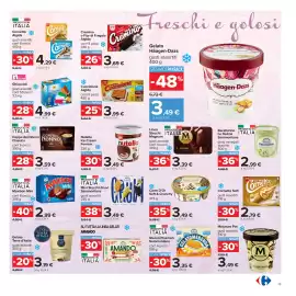 Volantino Carrefour Pagina 19: Mini Stecchi Gruvi Sammontana €3,49, Linea Stecchi Magnum €3,39