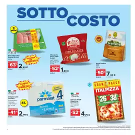Volantino Carrefour Pagina 2: Mozzarella Fior di Latte Sabelli €1,89, GranTerre Grana Padano €7,90