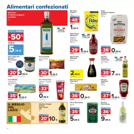 Volantino Carrefour Pagina 24: Olive Taggiasche Terre d'Italia €3,99, Ceci Valfrutta €1,95