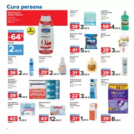 Volantino Carrefour Pagina 30: Crema Mani Nutriente Cera di Cupra €1,25, Deodorante Breeze €3,69
