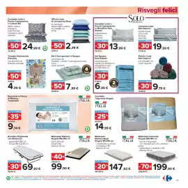Volantino Carrefour Pagina 45: Lenzuoleria Sfusa €2,49, Set Spugna Solo Soprani €6,99