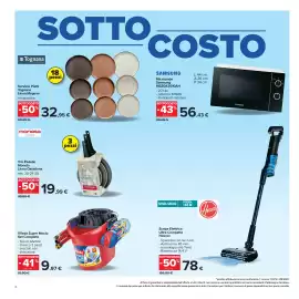 Volantino Carrefour Pagina 8: Servizio Piatti Tognana Linea Megeve in ceramica €32,95, Vileda Super Mocio €9,97
