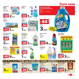 Volantino Carrefour Market Pagina 19: Chanteclair Ammorbidente Concentrato €1,99, Gel Lavastoviglie Finish €4,09