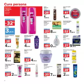 Volantino Carrefour Market Pagina 20: Shampoo Restivoil Sebo Normalizzante €7,89, Crema Viso Q10 Power Nivea €9,29
