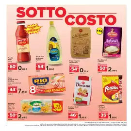 Volantino Carrefour Market Pagina 4: Fonzies Multipack €1,99, Crackers Salati Doriano €1,49