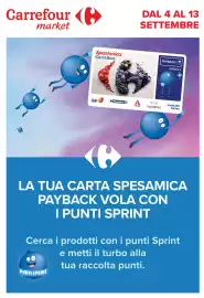 Volantino Carrefour Market | Punti Sprint Payback Pagina 1