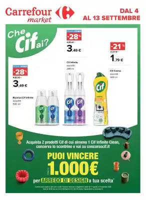 Volantino Carrefour Market (valido fino al 13-09)