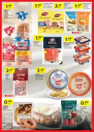 Folheto Spar Página 2: Queijo fundido eru queru €1,48, Presunto elpozo curado €1,99
