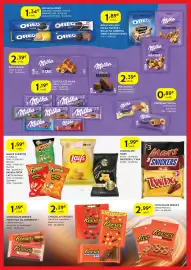 Folheto Spar Página 6: Bolacha oreo €1,34, Chocolate reese's manteiga amendoim / drageias / leite €2,39