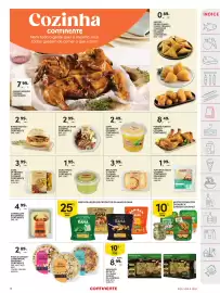 Folheto Continente semana 36 Página 17: Bacalhau c/ natas cozinha continente €3,99, Pernas frango cozinha continente €8,49