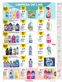 Folheto Continente semana 36 Página 43: Amaciadores das marcas Quanto, Comfort, Vernel e Surf