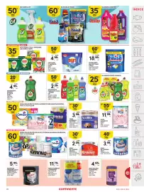 Folheto Continente semana 36 Página 45: Papel higiênico scottex acolchado €3,99, Fairy manual