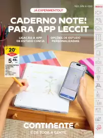 Folheto Continente semana 36 Página 51: Caderno espiral a4 digital note! leccit €5,49
