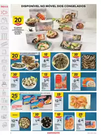 Folheto Continente semana 36 Página 6: Camarão black tiger 20/30 congelado €10,99, Delícias do mar s/gluten continente €0,99