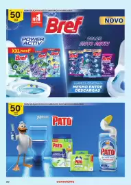 Folheto Continente | Limpeza do Lar Página 20: Pato discos activos, Bref wc power activ