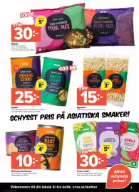 Coop Extra reklamblad vecka 37 Sida 3: Grytbas €25,00, Minimajs/vattenkastanj €10,00