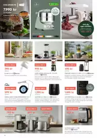 Electrolux Home reklamblad Sida 2: ANKARSRUM KÖKSMASKIN AKM6230 €7.990,00, DIGITAL UGNS- & GRILLTERMOMETER ME217 €299,00