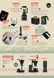 Electrolux Home reklamblad Sida 7: Kaffekvarn CG3B-125 €1.299,00, STAVMIXER €1.999,00